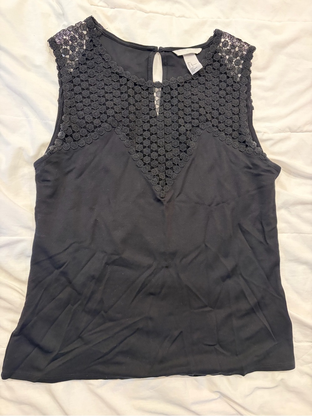 H&M Sleeveless Top - Black